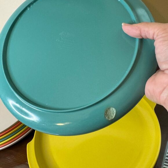 Aztec Melamine plates and platter - Picture 8 of 10